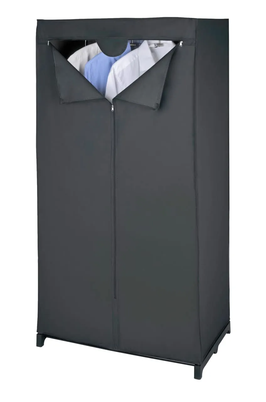 Wenko Deep Black armadio nero 75x150x50 cm PEVA