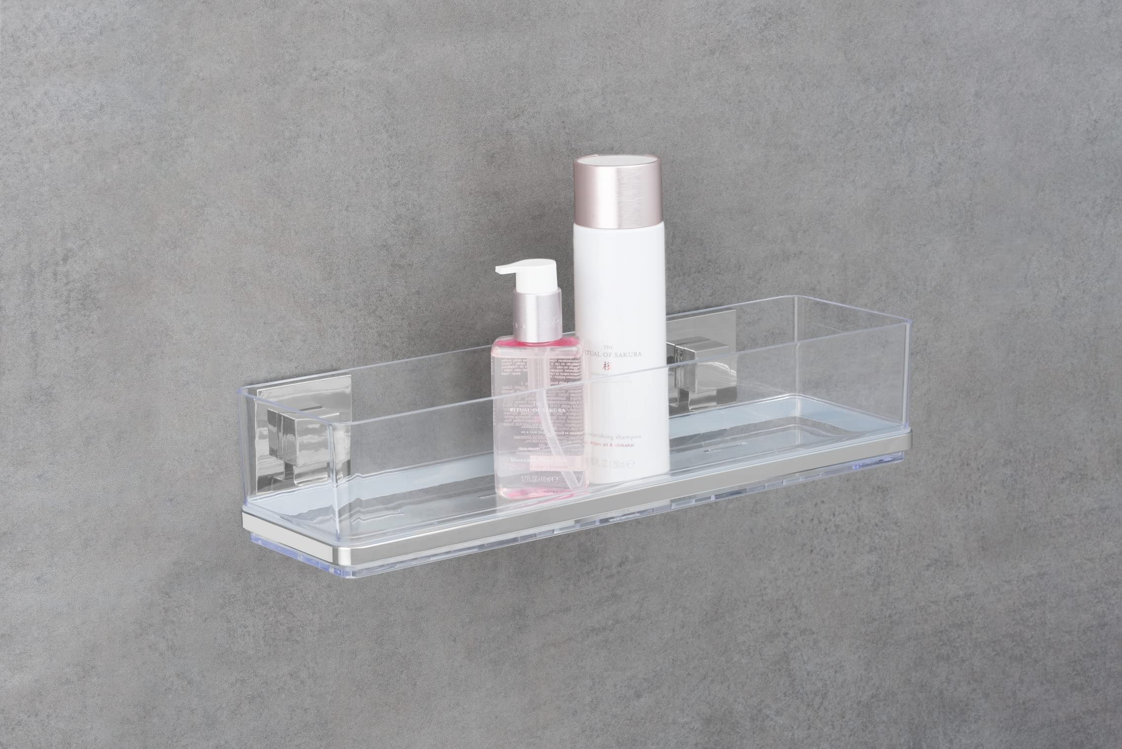 Wenko Vacuum-Loc Quadro mensola bagno inox 38,5 cm