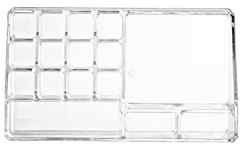 Wenko organizer cosmetici trasparente 16 scomparti