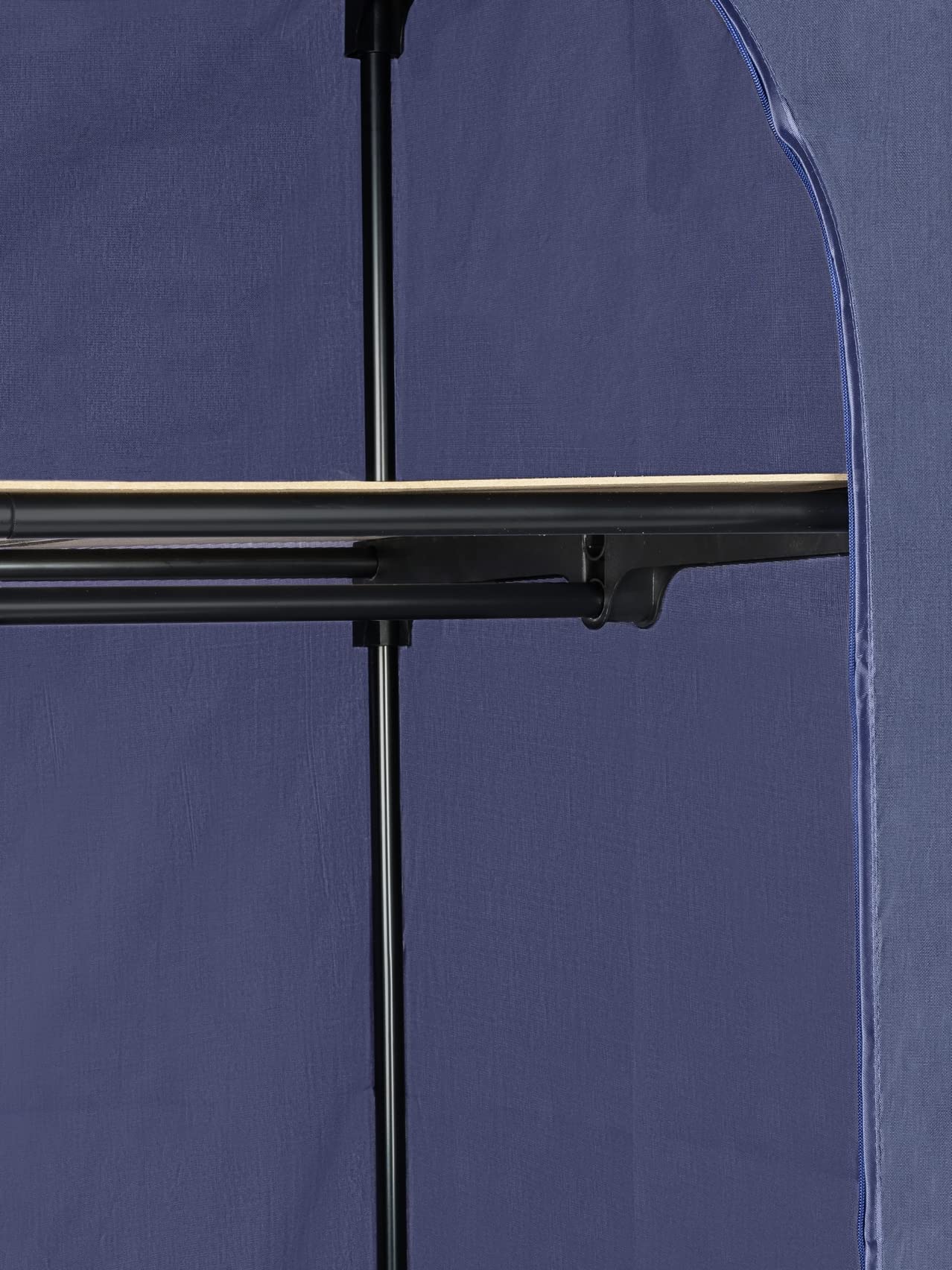Wenko Armadio con Ripiano Guardaroba 160x50x75 cm Blu