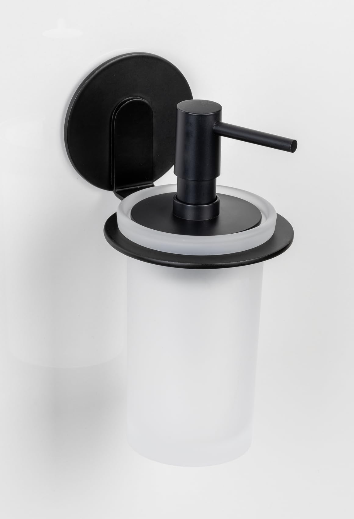 Wenko Bivio Black dispenser sapone da parete nero 150 ml