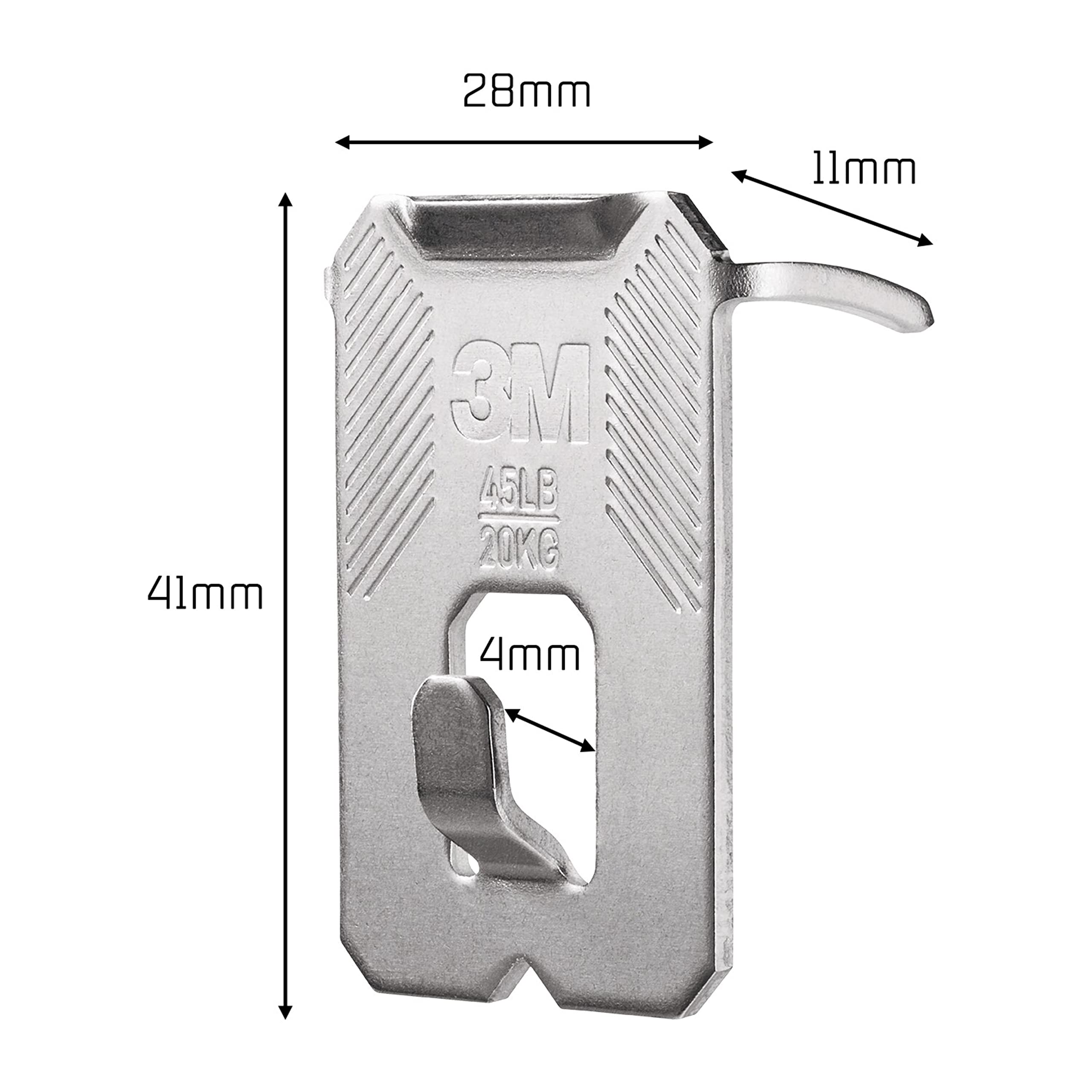 Command Claw 20 kg ganci appendiquadri 4 pz per cartongesso