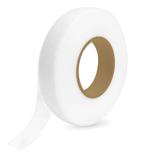 Quelcc nastro termoadesivo orlo bianco 64 m x 20 mm