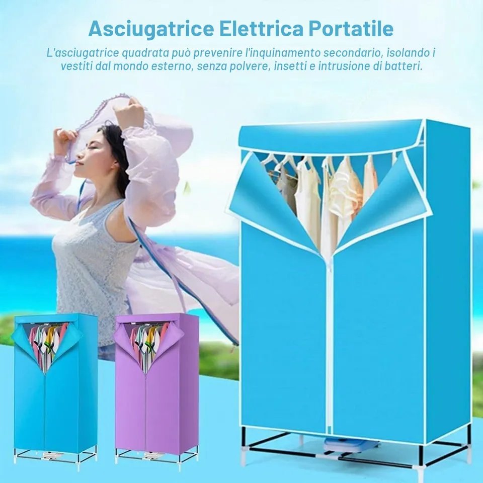 Cecaro Group Box Asciugabiancheria 1000W con Timer
