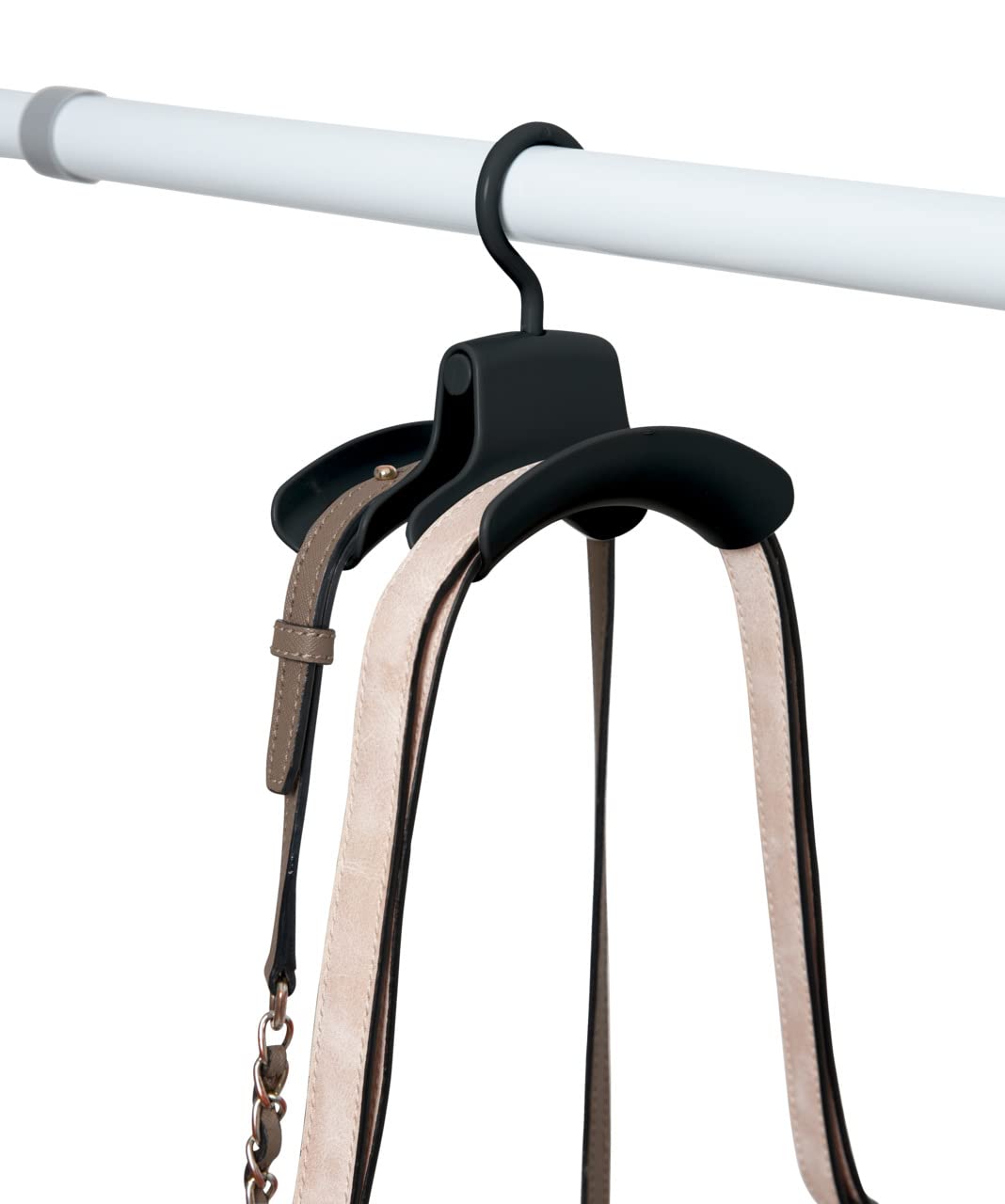 Wenko Hercules gancio portaborse set 3 pezzi nero doppio
