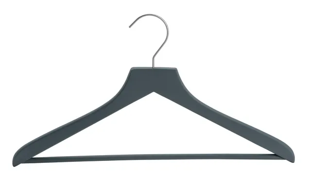 Wenko Tokio Gruccia Legno Grigio Antiscivolo 2 Pezzi Salvaspazio