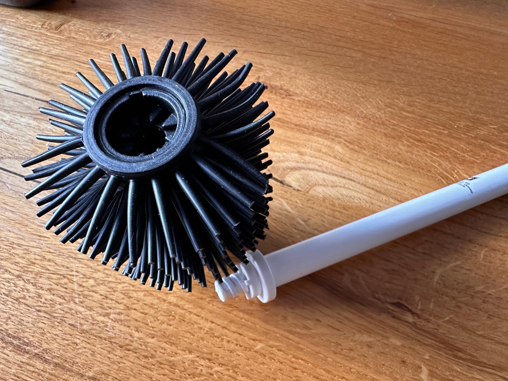Wenko Spazzola WC Silicone Ricambio Bianca 35 cm Antibatterica