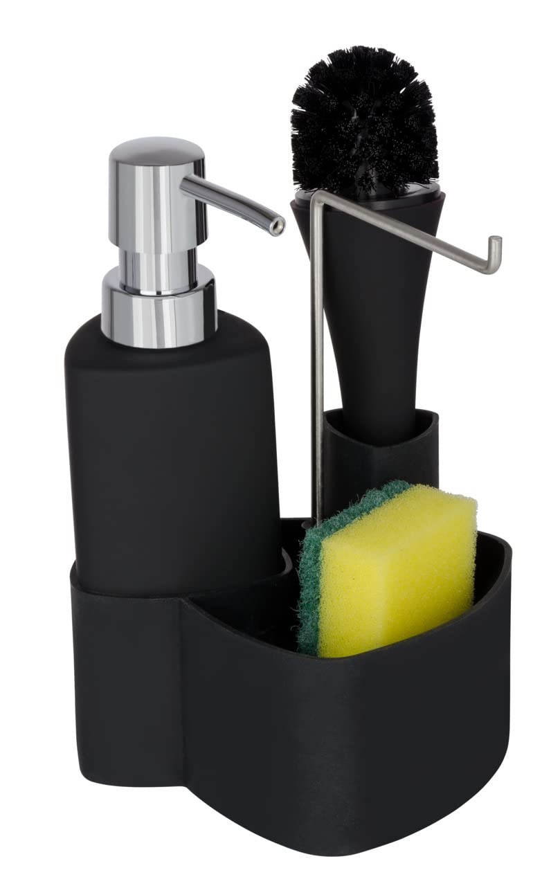 Wenko Empire Set Lavapiatti Ceramica Nero 0,25 l