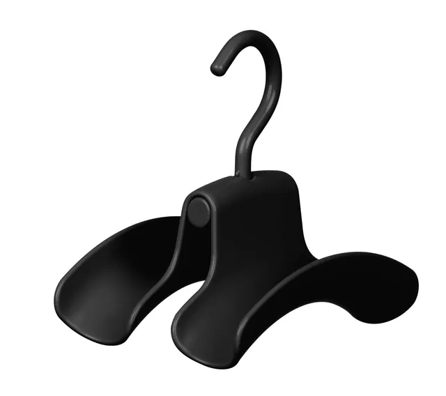 Wenko Hercules gancio portaborse set 3 pezzi nero doppio