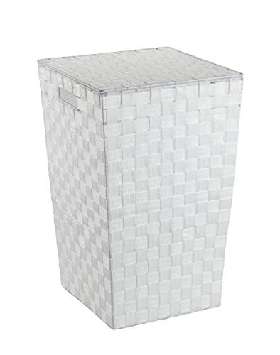 Wenko Adria Square 22277100 cesto biancheria 48L bianco con coperchio