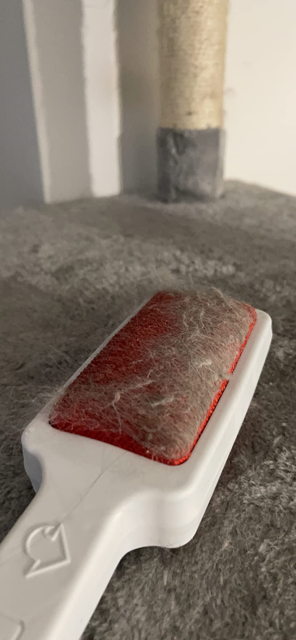 Wenko Junior spazzola tessuti doppia bianco rosso