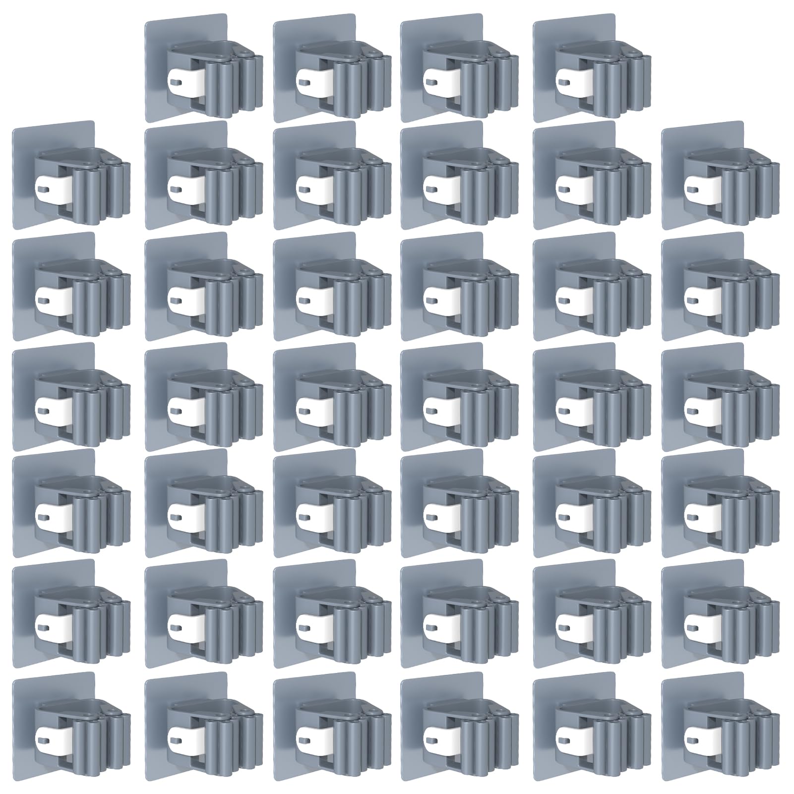 3-H portascope adesivo da parete 40 pezzi grigio 4,5 kg