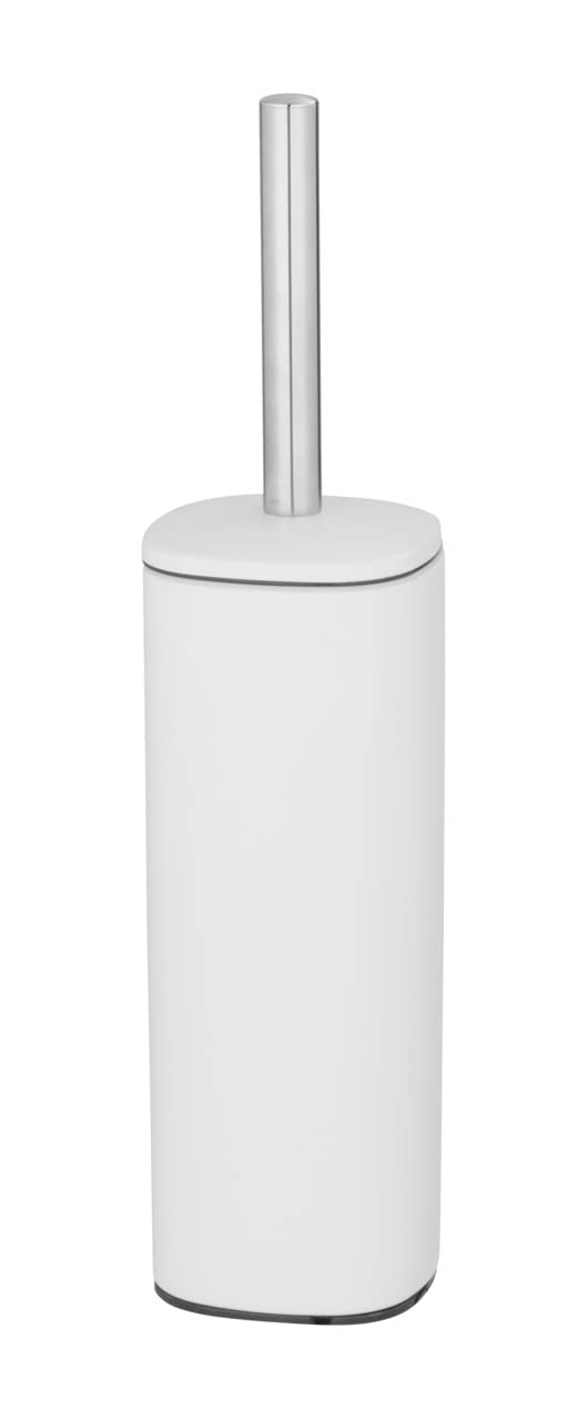 Wenko Alassio set WC portascopino nero opaco acciaio inox