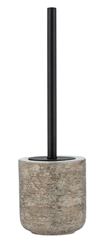 Wenko Fedio Portascopino WC Ceramica Oro 11,5x39,5 cm