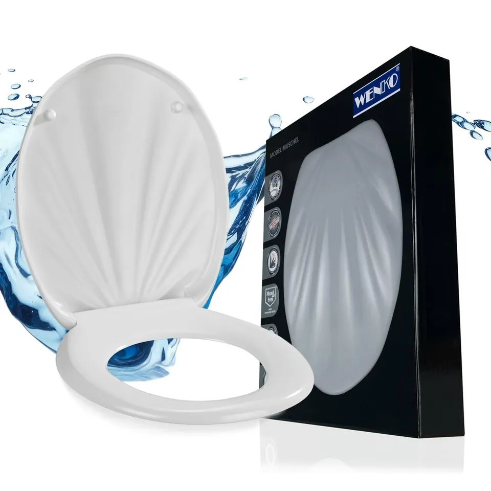 Wenko Mitilo 18442100 copriwater bianco chiusura ammortizzata