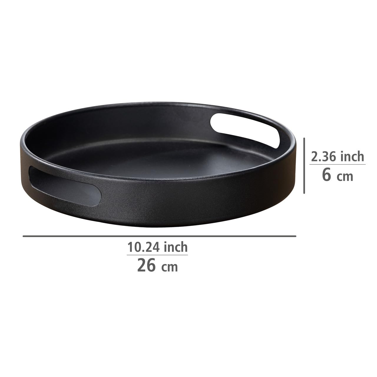 Wenko Susie 55098100 vassoio girevole nero 26 cm