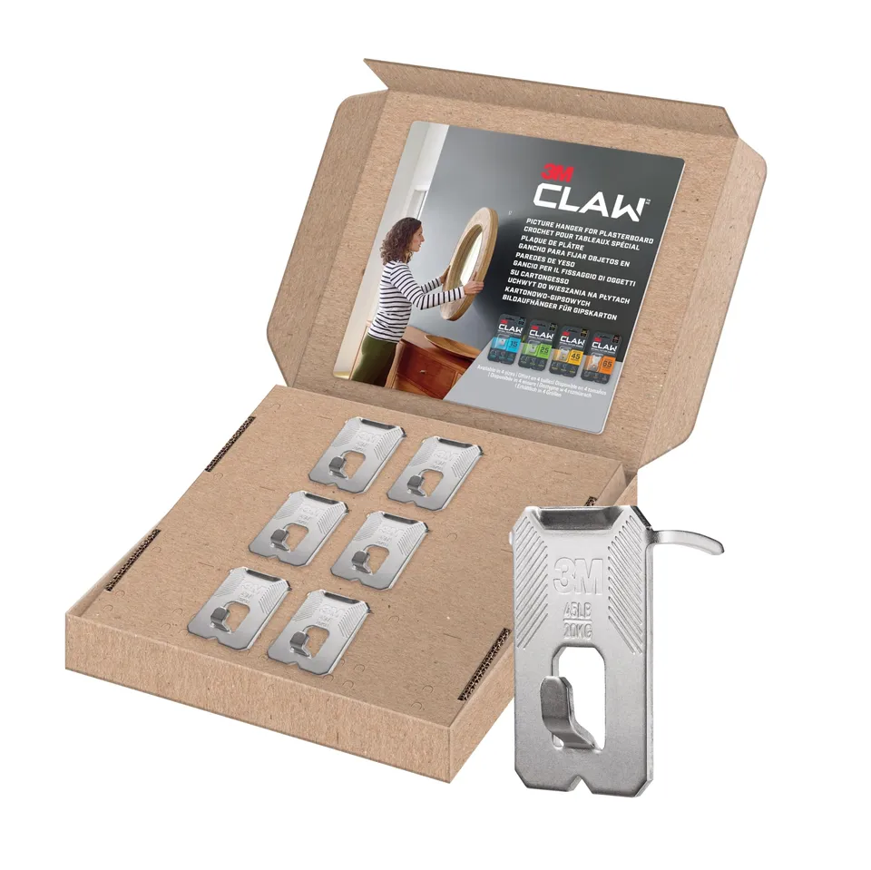 Command 3M Claw Ganci Cartongesso 6 Pezzi 20 kg