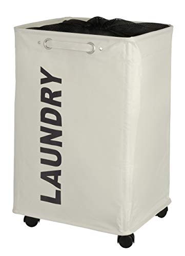 Curver Quadro portabiancheria beige 79 l con ruote