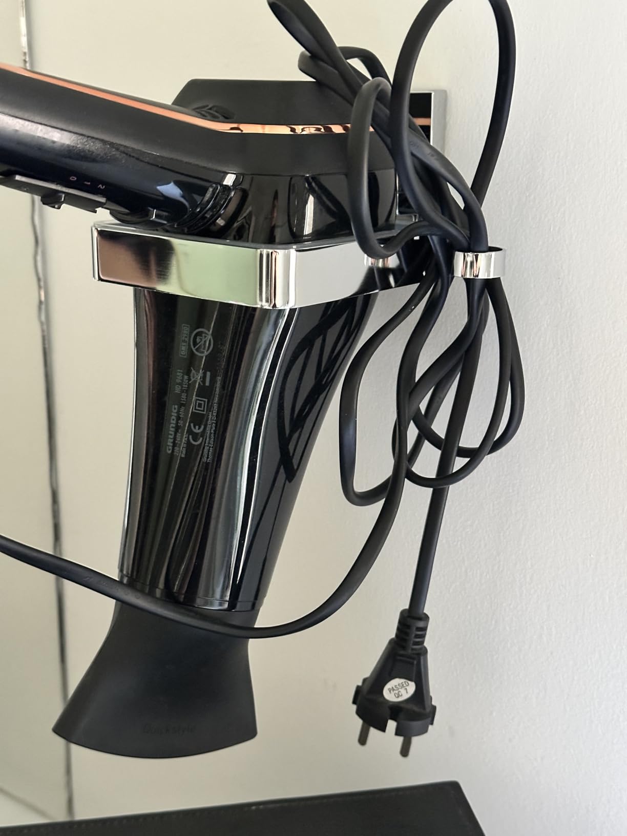 Wenko Vacuum-Loc Quadro portaphon acciaio inox senza forare