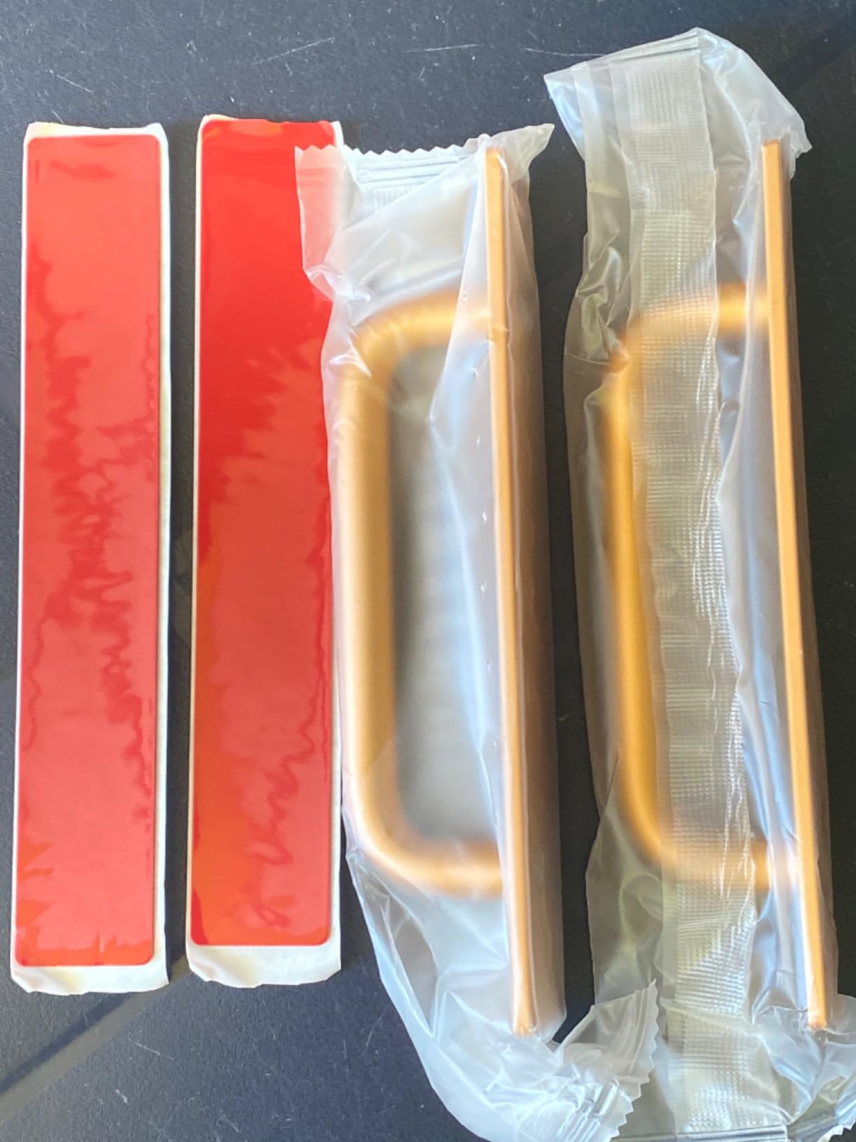 Lxoraziy Maniglia Autoadesiva 148 mm Alluminio Oro Rosa 2 Pezzi