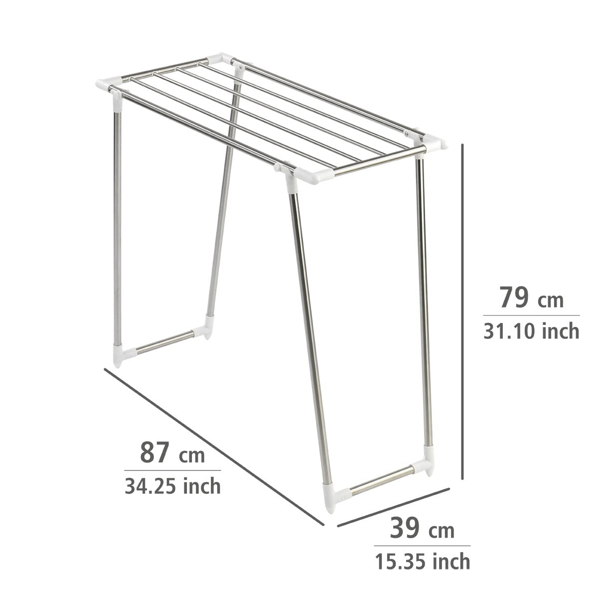 Wenko Profi Single stendibiancheria 5,5 m acciaio