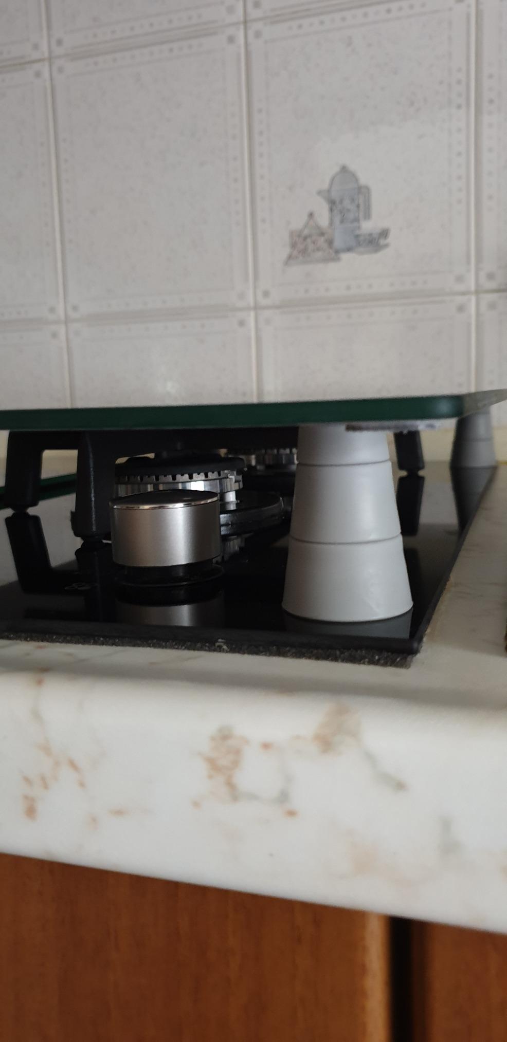 Wenko set 4 piedini coperture vetro 5 cm antiscivolo