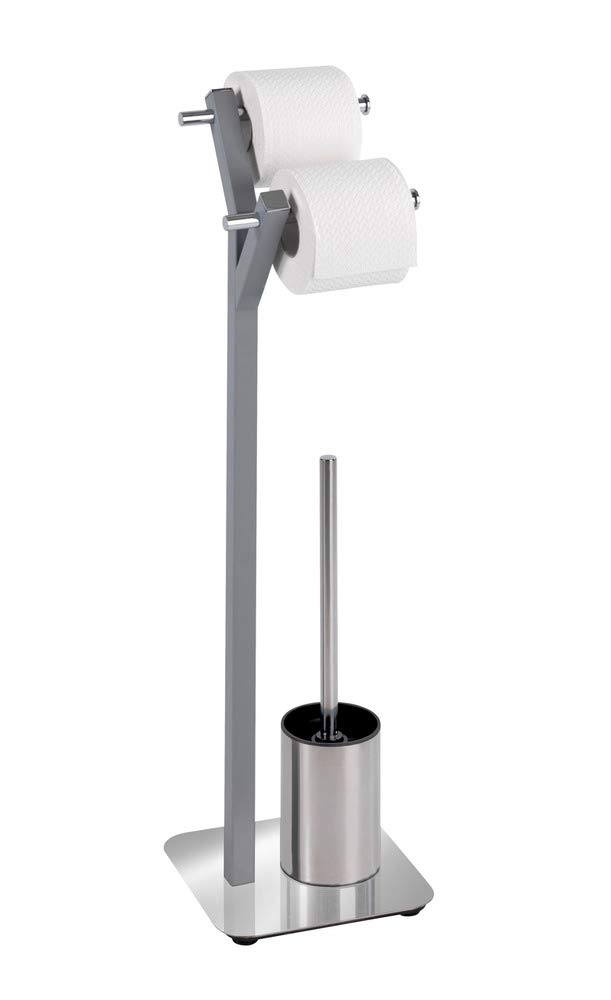 Wenko Home bicchiere portaspazzolini crema Ø 7,5x11,5 cm acciaio
