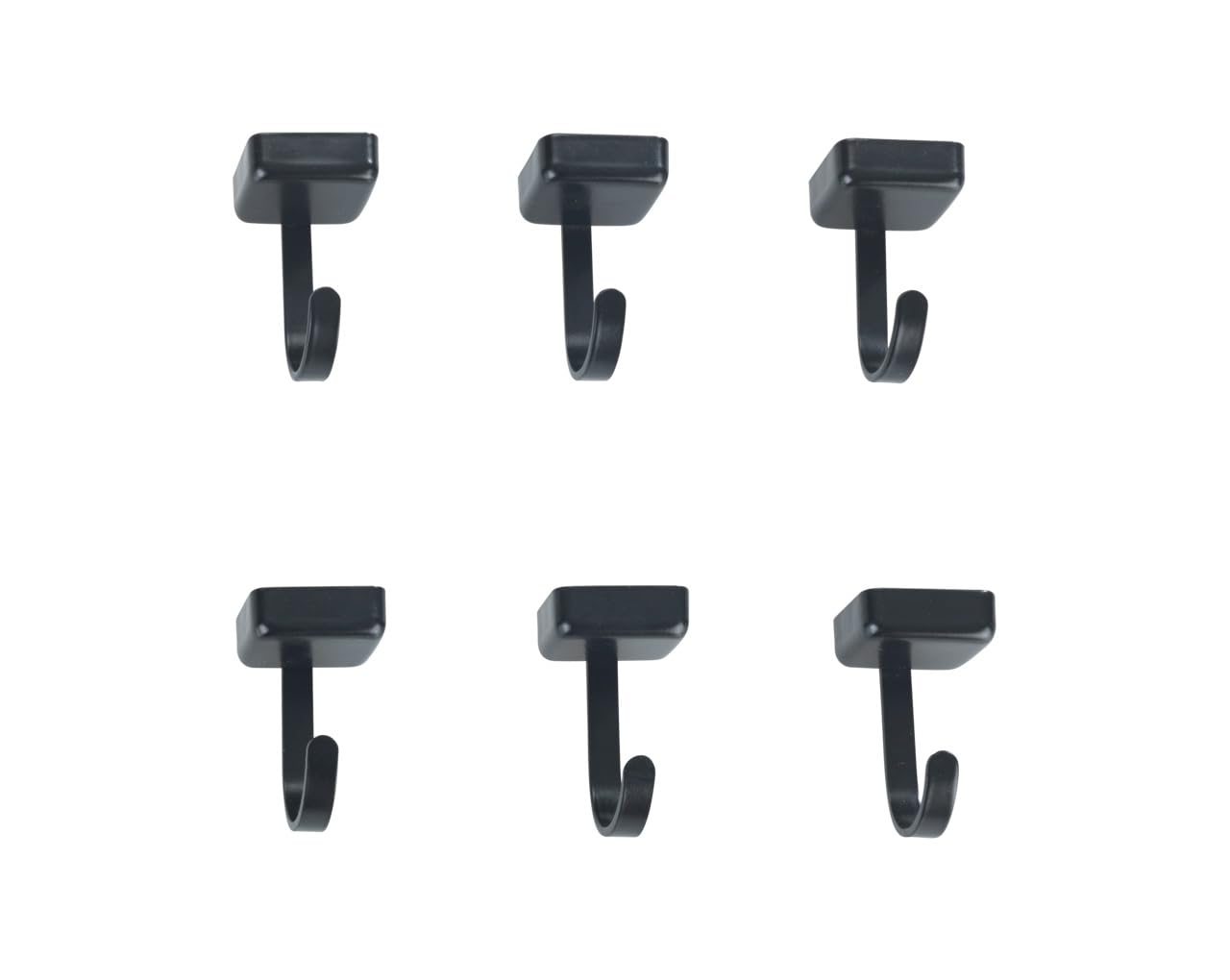 Wenko Jet ganci magnetici set 6 pezzi neri senza forare