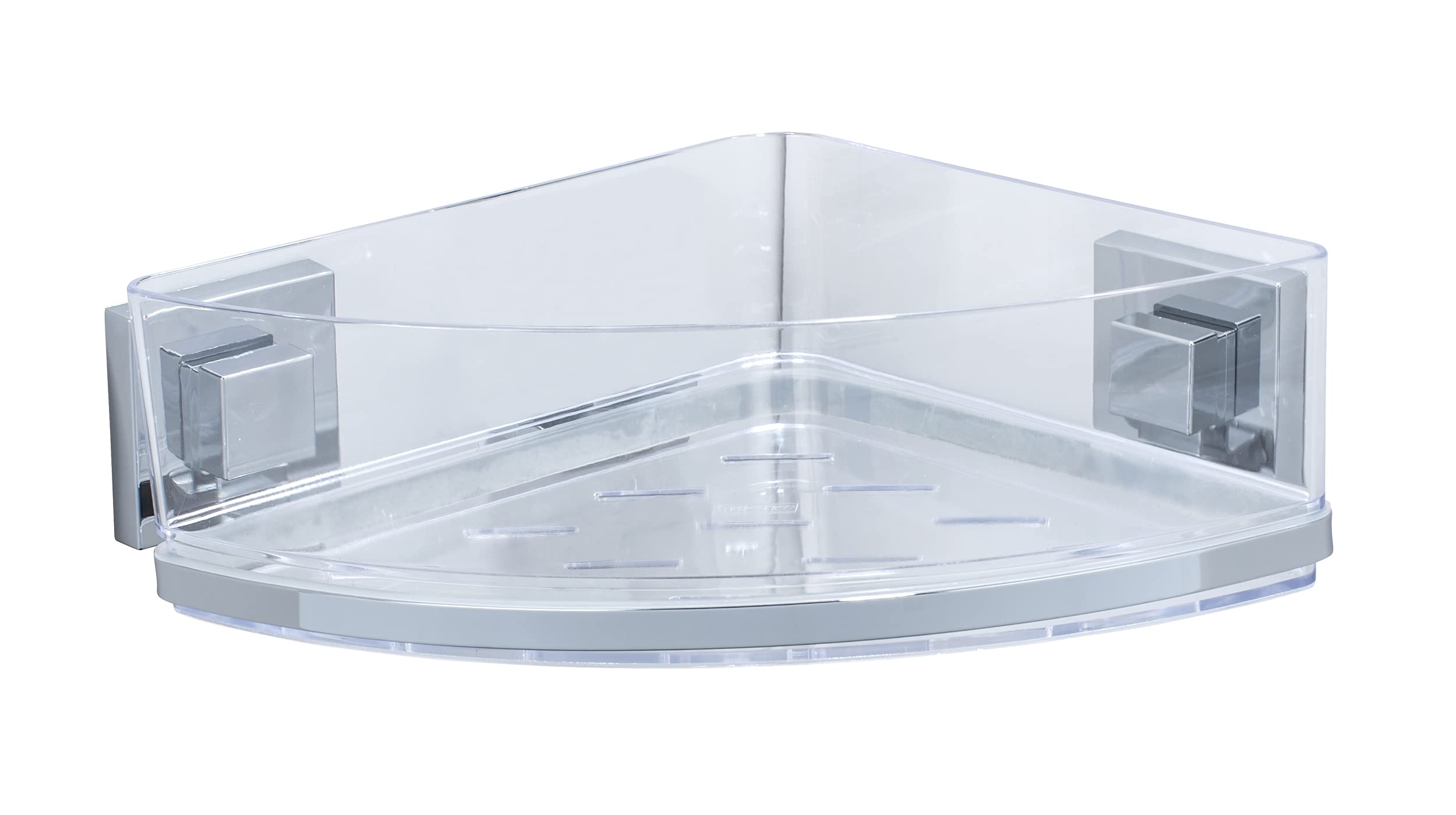 Wenko Vacuum-Loc Quadro mensola angolare 1 piano inox