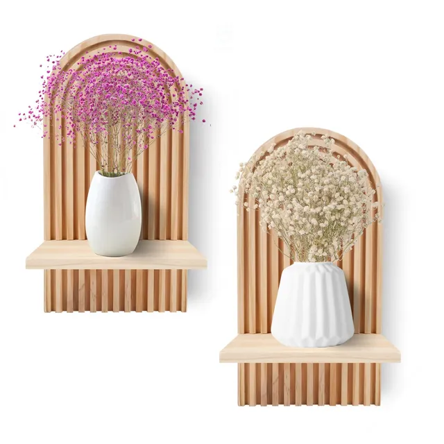 Gachiwar Mensola Parete Legno Beige 34,5 cm Cameretta