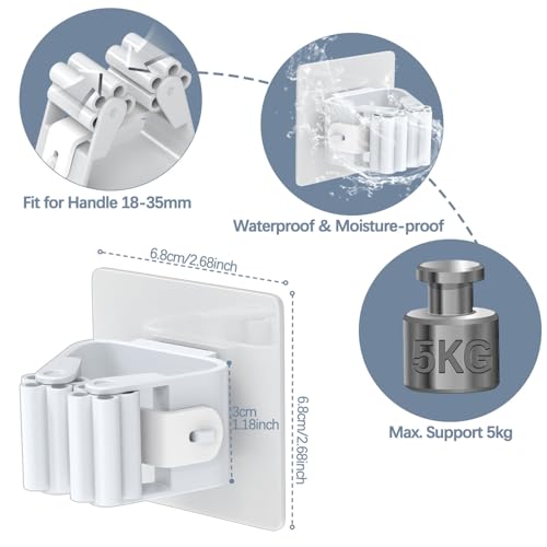 3-H portascope adesivo da parete 24 pezzi bianco 4,5 kg