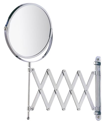 Wenko Exclusiv 15165100 specchio cosmetico parete 3x cromo