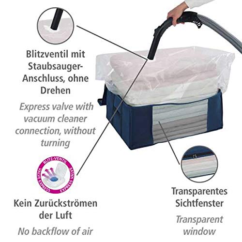 Wenko Soft Box Air L Contenitore Sottovuoto Blu L