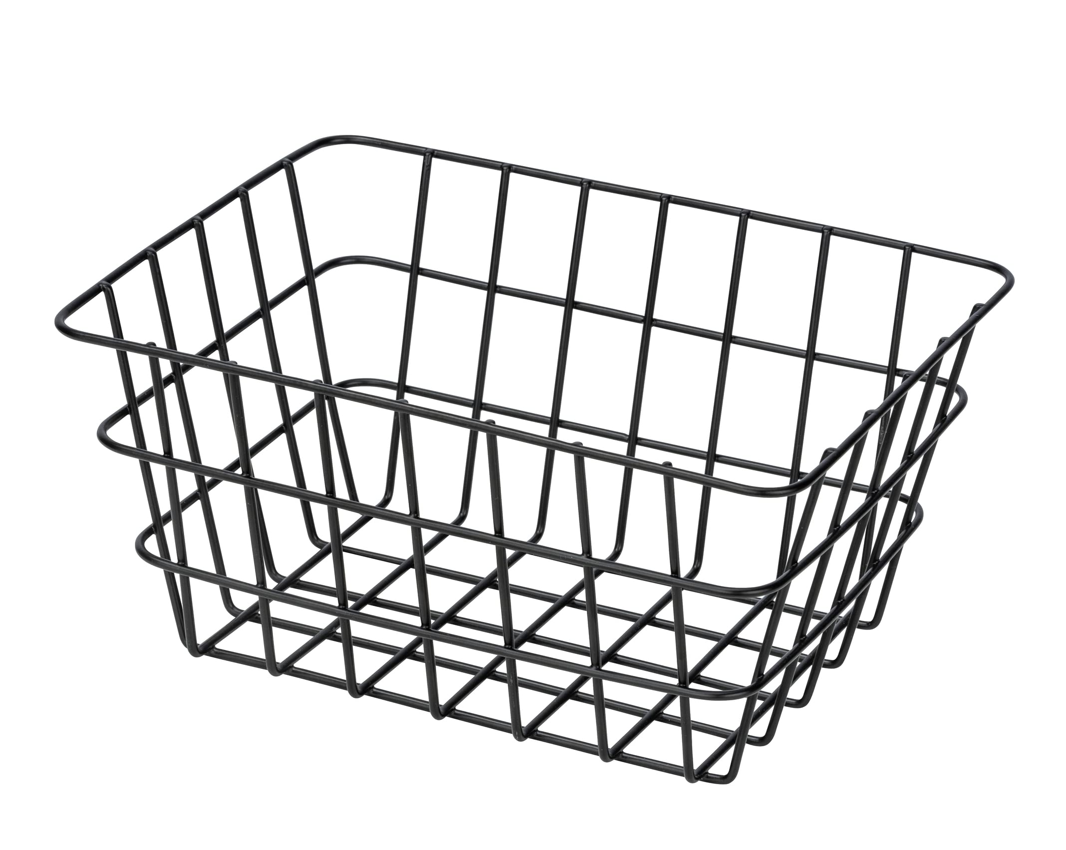 Wenko Soria cestino bagno nero 18x25x12 metallo