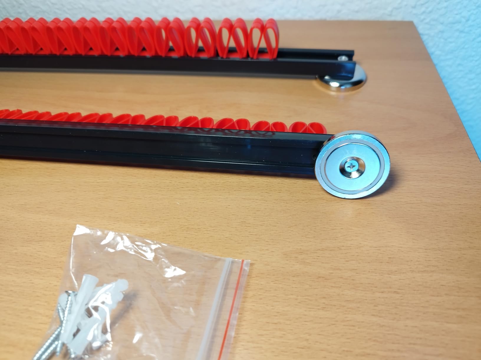 3-H barra magnetica portacacciaviti da parete 35,5 cm 2 pezzi