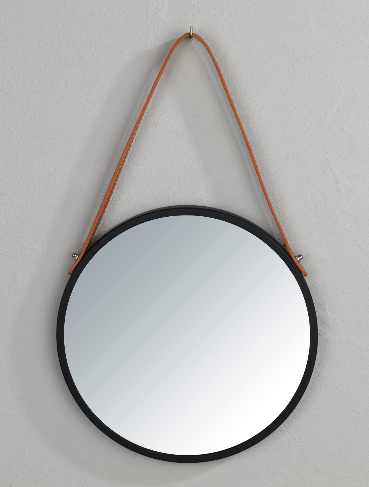 Wenko Borrone Specchio Rotondo Parete Ø 40 cm Nero
