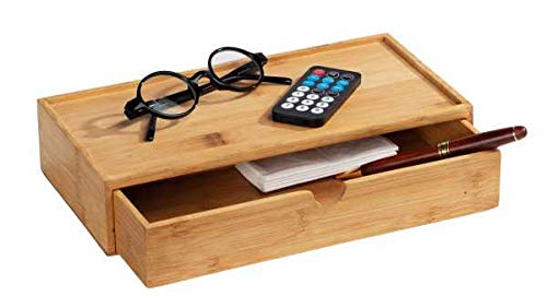 Wenko Terra scatola bambù con cassetto 28x14 cm