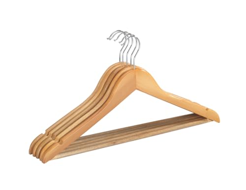 Wenko Eco grucce legno sagomate 8 pezzi marrone