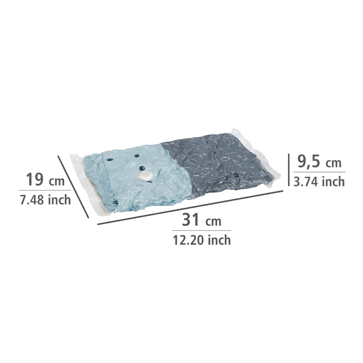 Wenko Sacchetti Sottovuoto Viaggio 31 cm Set da 6