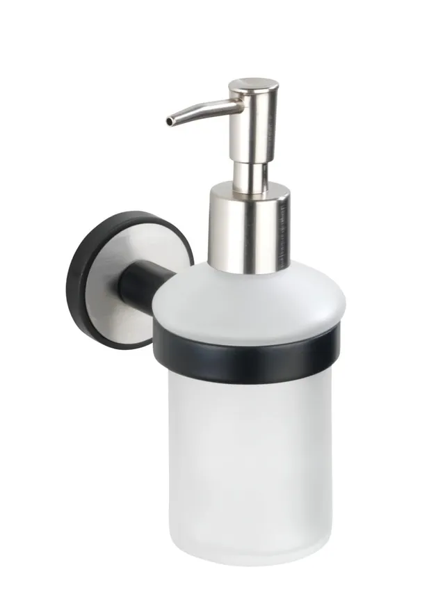 Wenko Udine 25010100 dispenser sapone parete nero 200 ml