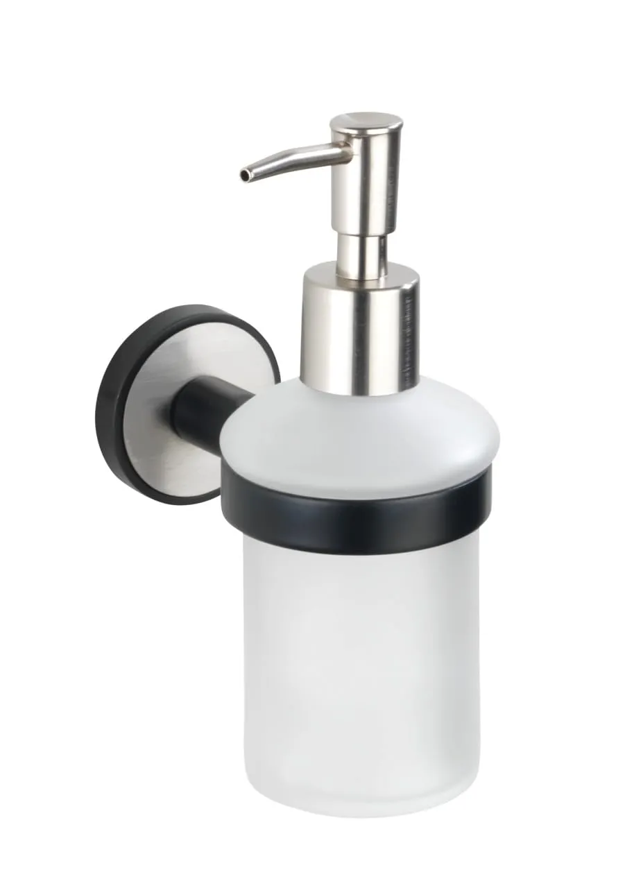 Wenko Udine 25010100 dispenser sapone parete nero 200 ml