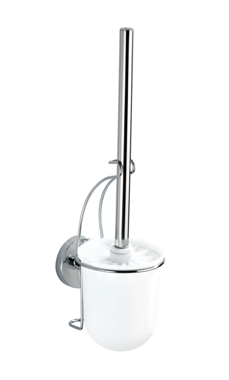 Wenko Milazzo Vacuum-Loc portascopino 12x10x36,5 cm cromo