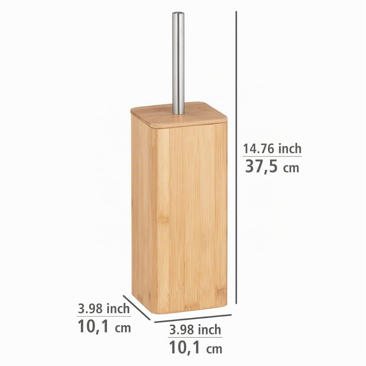 Wenko Bambusa Set WC scopino bagno bambù naturale