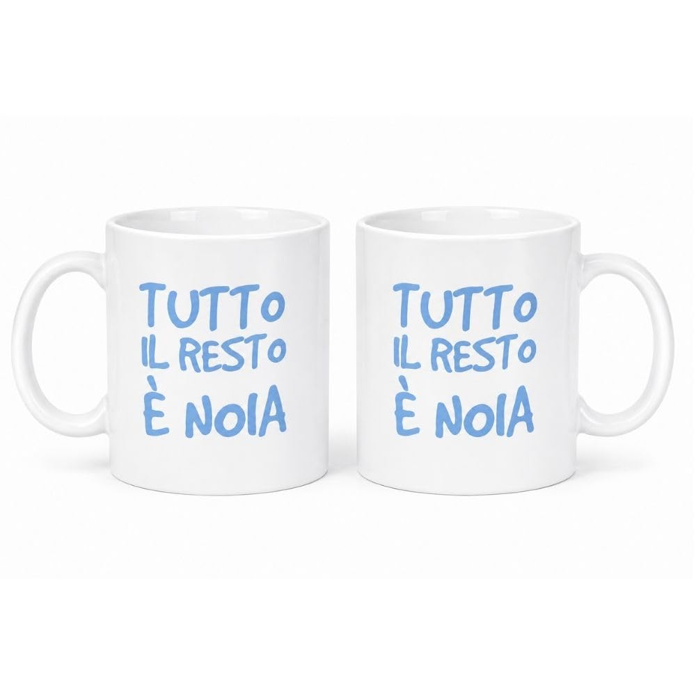 Cecaro Group Set 2 Mug 325 ml Ceramica Tutto il Resto è Noia