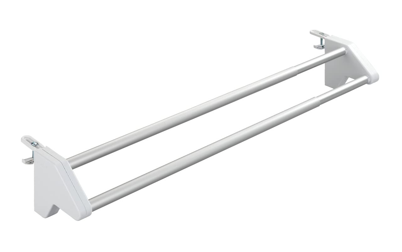 Wenko Twin 3703100 stendibiancheria da radiatore 57 cm alluminio