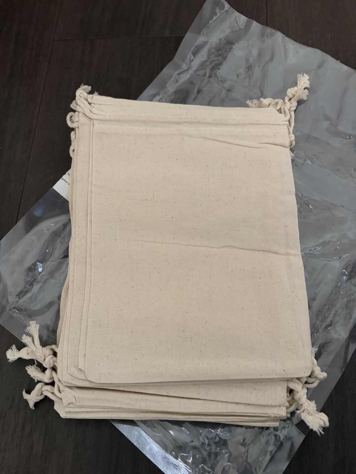Quelcc Sacchetti Stoffa Cotone 15x20 cm 12 Pezzi Bomboniere