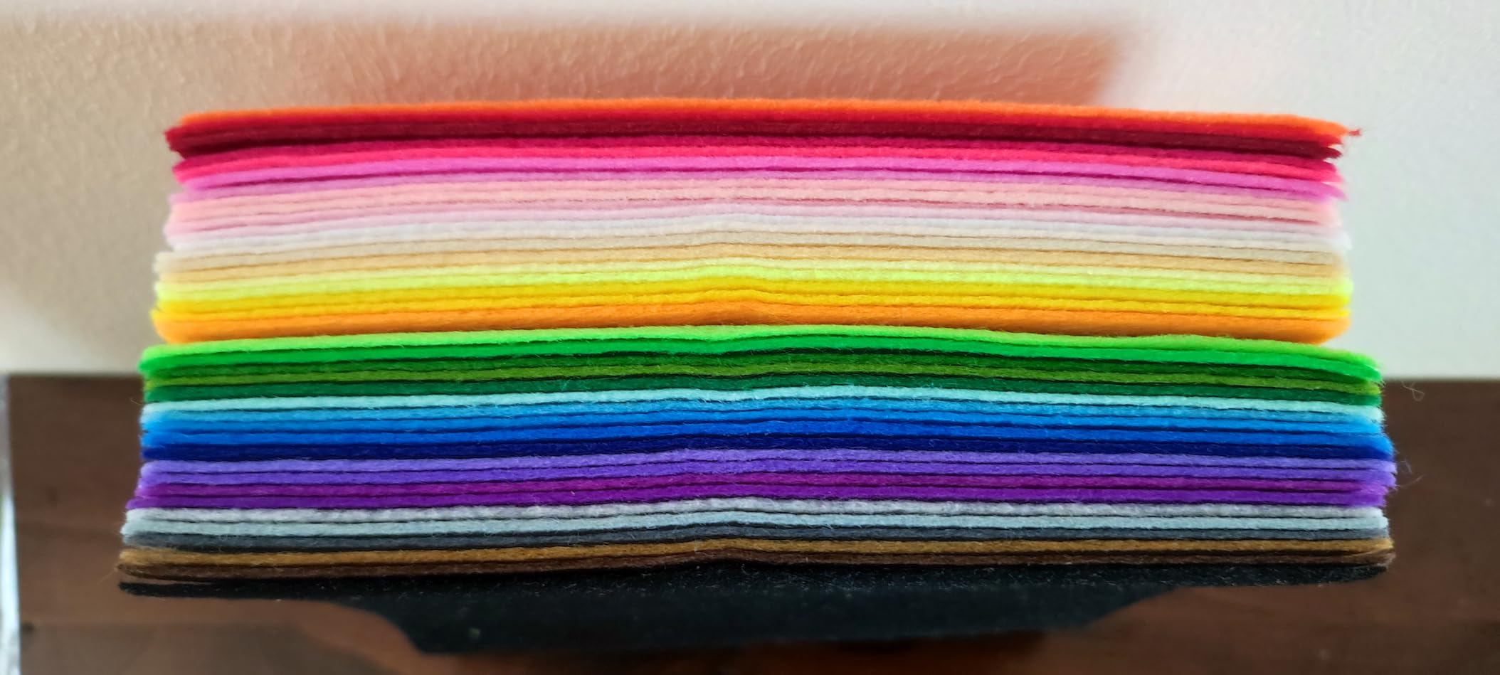 Quelcc fogli feltro colorato 40 pezzi 15x15 cm 1 mm