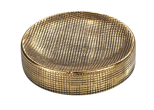 Wenko Rivara portasapone ceramica oro