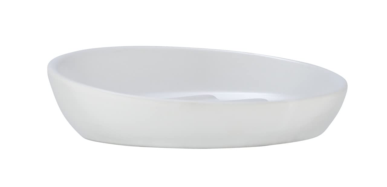 Wenko Badi Portasapone Ceramica Bianco Ø 11,5 cm