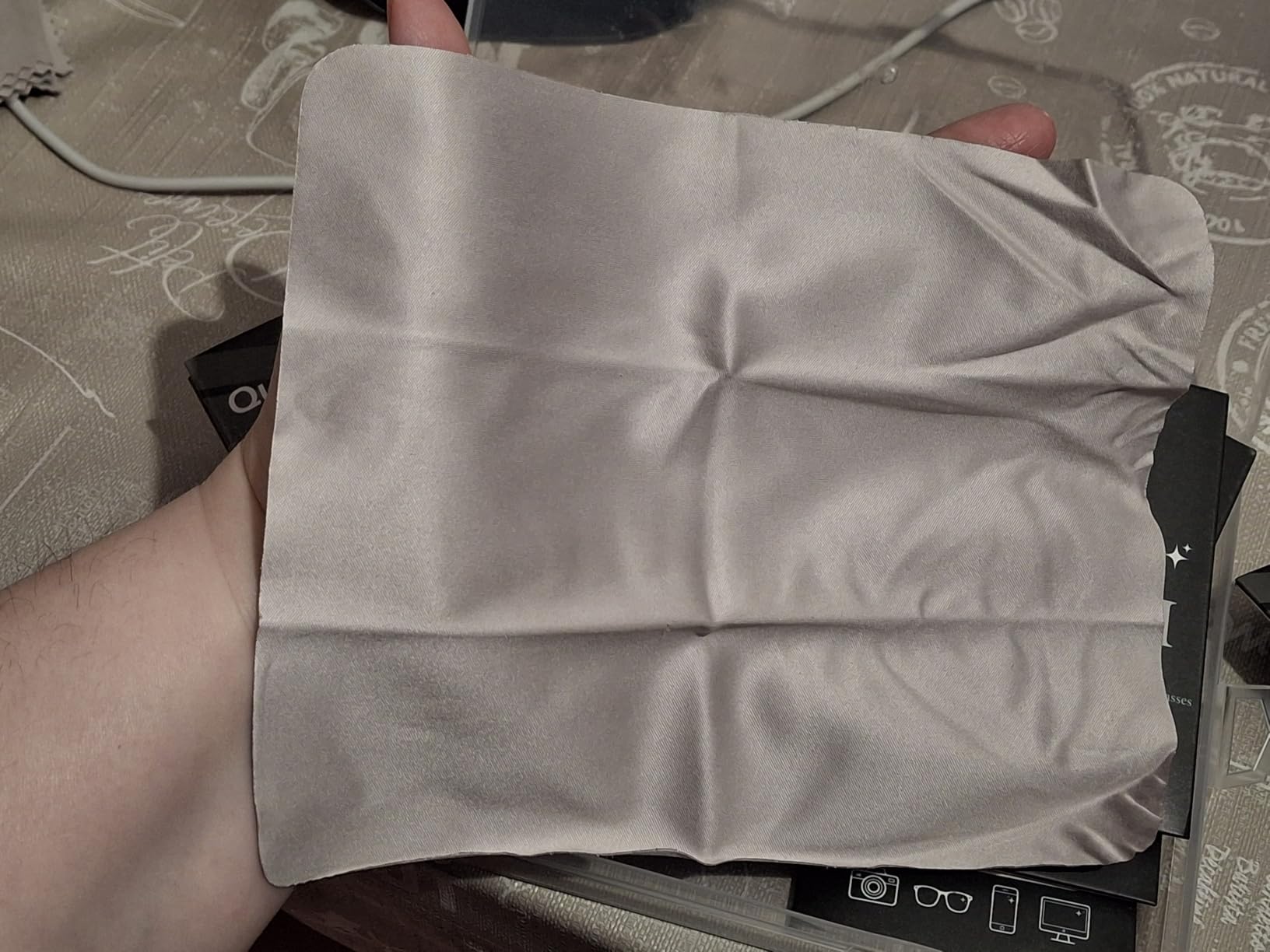 Quelcc Panni Microfibra Occhiali 15x18 cm 12 Pezzi Antigraffio